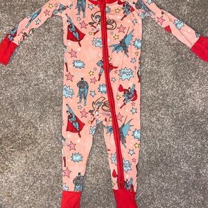Little Sleepies Pink Superheroes